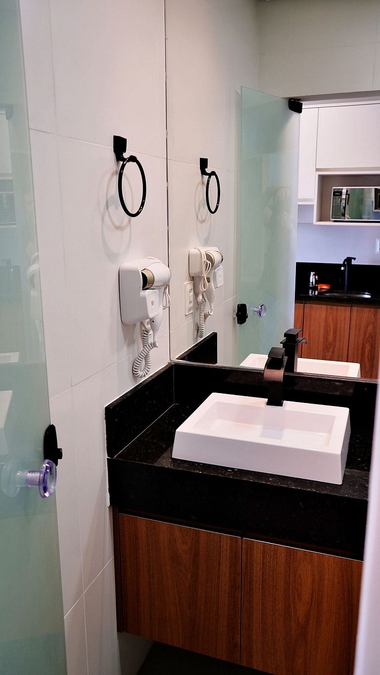 Estilo e leveza a 300m da praia - Stella Studio