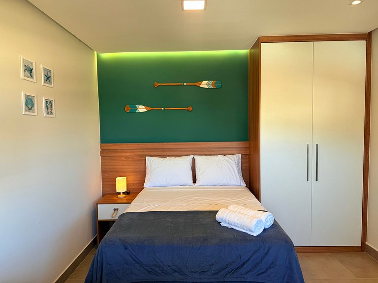 Estilo e leveza a 300m da praia - Stella Studio