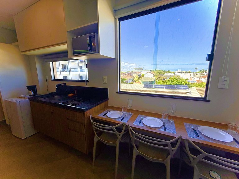 Estilo e leveza a 300m da praia - Stella Studio