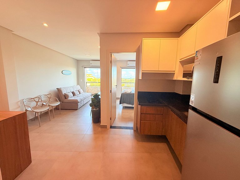 Estilo e leveza a 300m da praia - Stella Studio