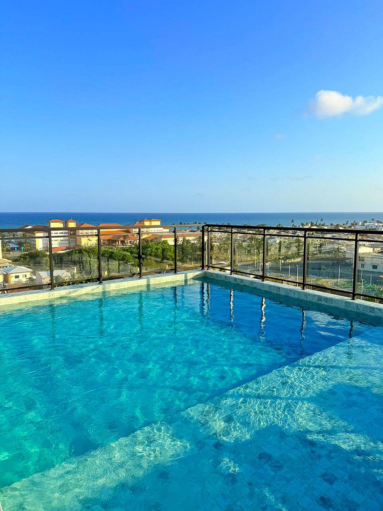 Studio lindo e moderno com vista mar - CL615