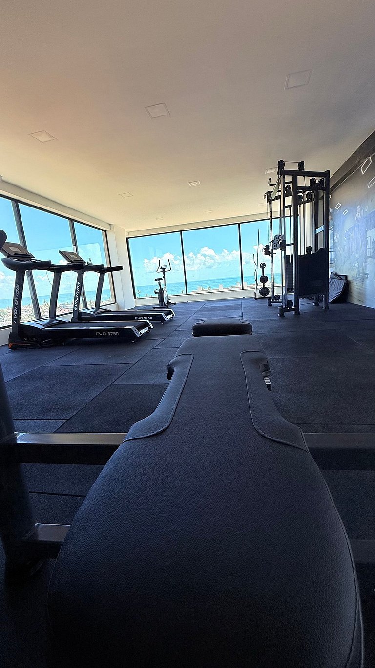 Studio moderno e confortável com vista mar - CL409