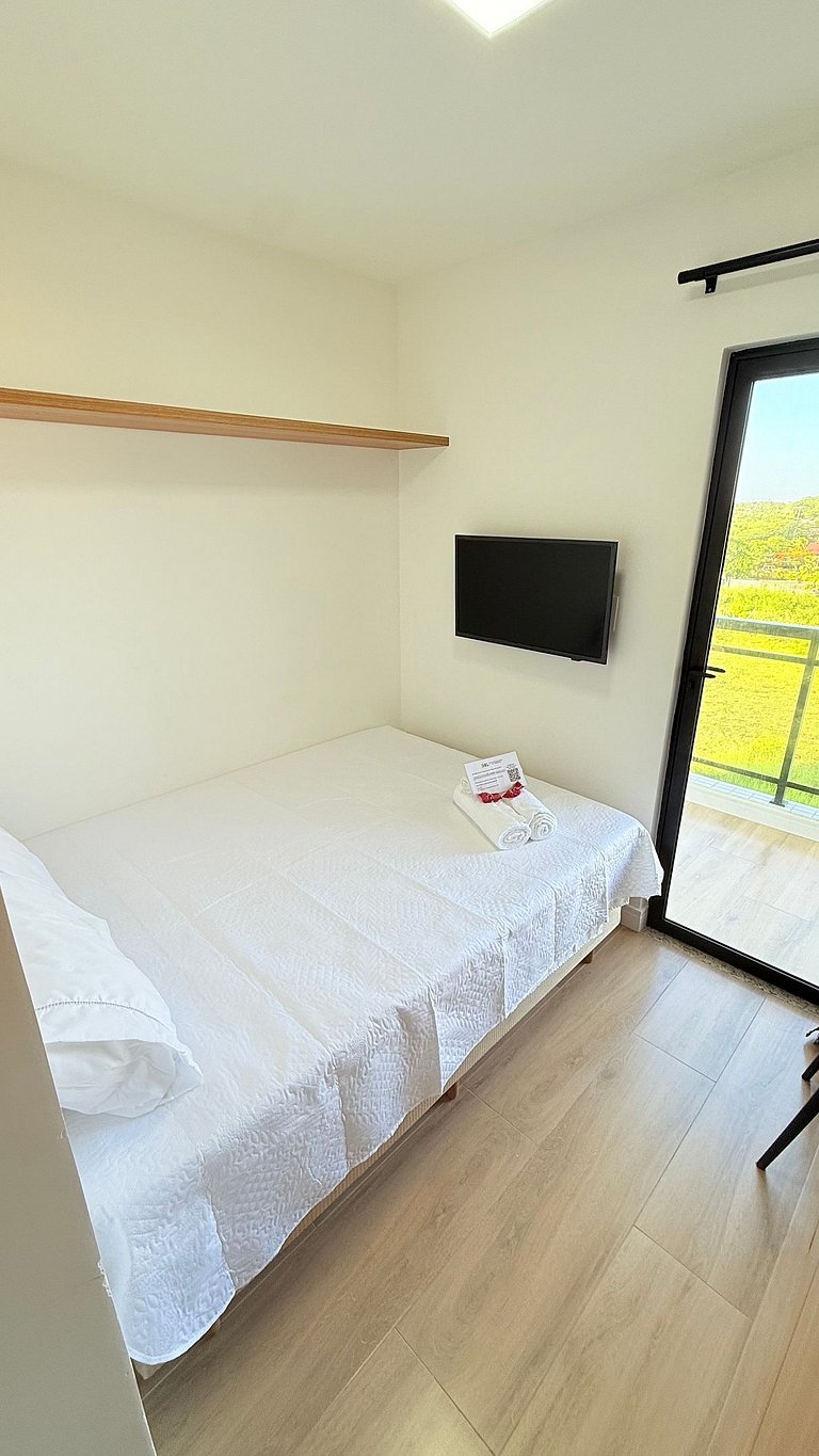 Studio residencial aconchegante no Concept Life Stella Maris