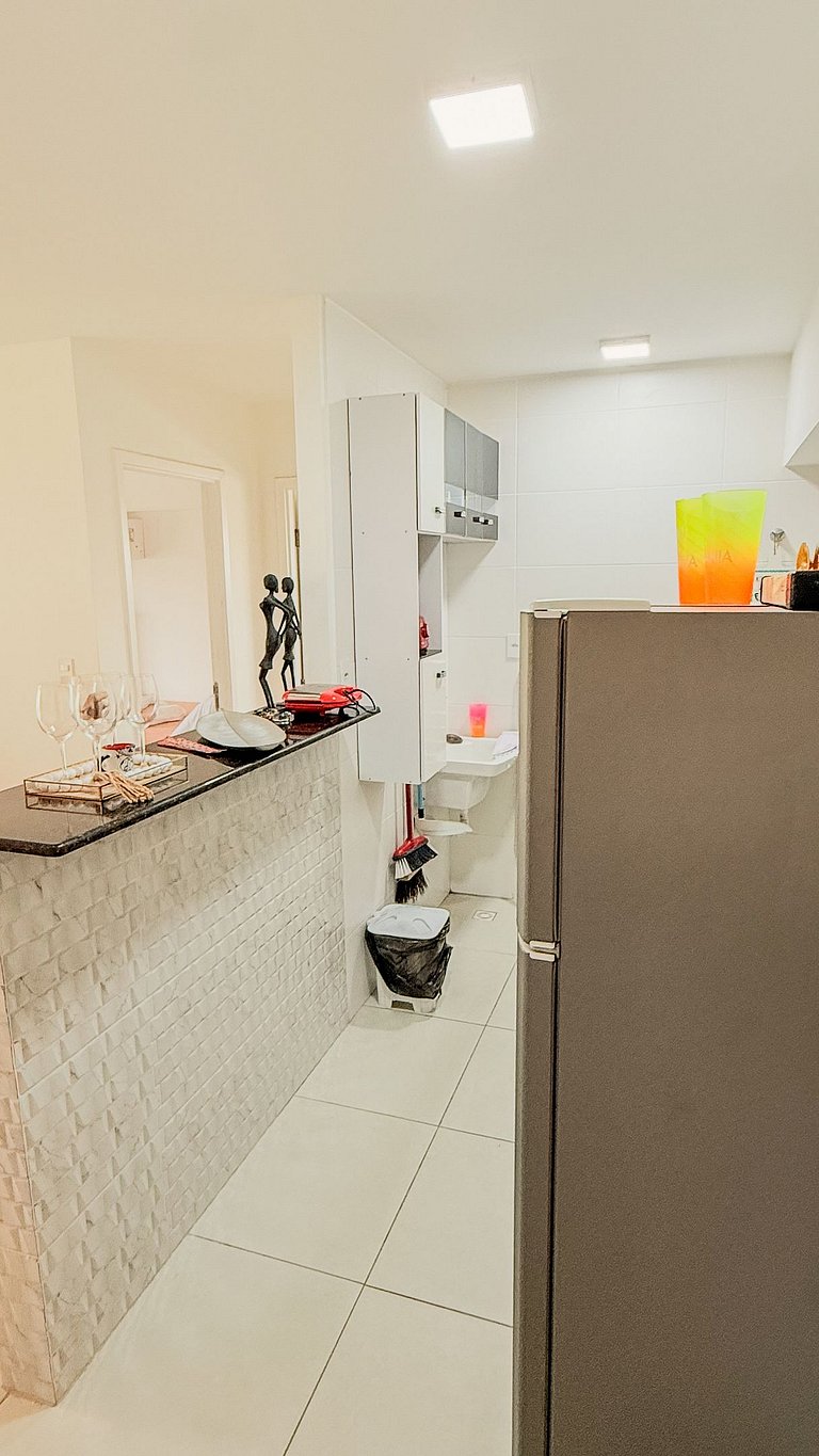 Charming apart with balcony steps from the Beach