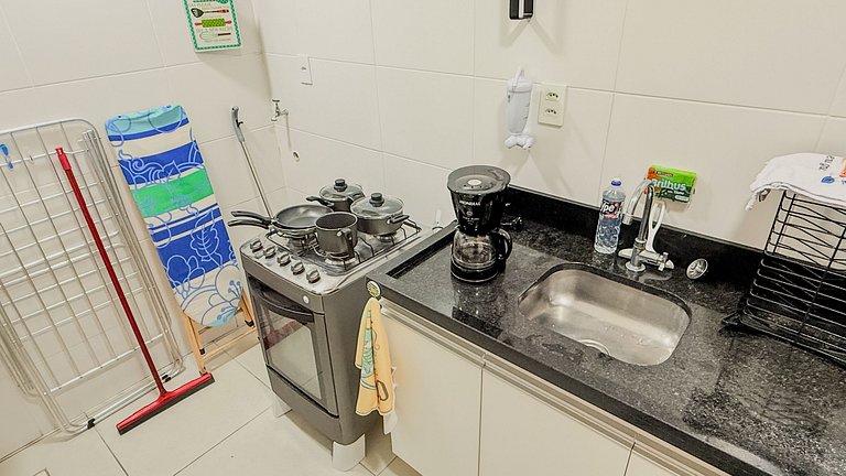 Apartamento de 1 Dormitorio con Balcón en Atlântico Porto Re