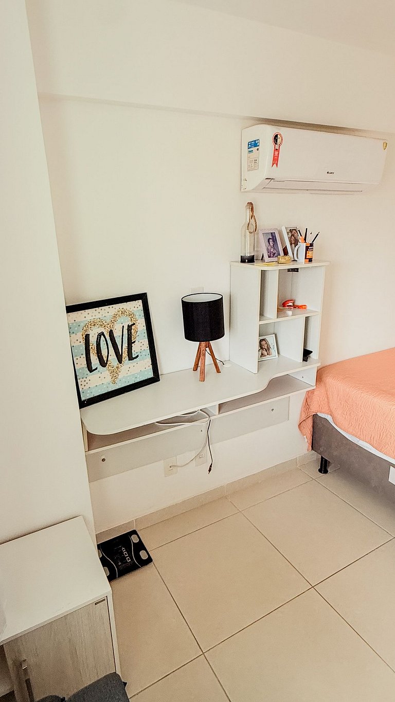 Apartamento de 1 Dormitorio con Balcón en Atlântico Porto Re