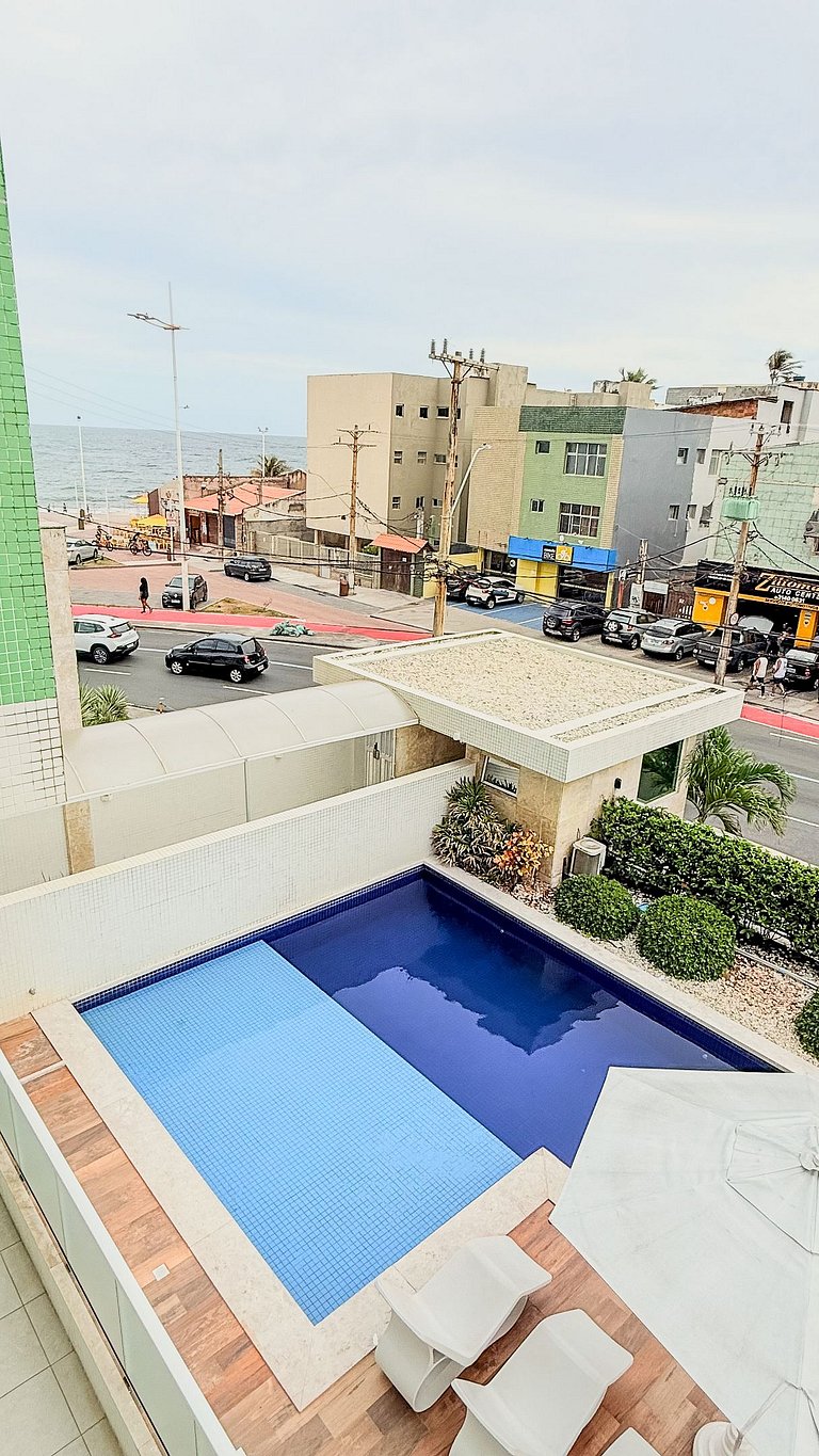 Charming apart with balcony steps from the Beach