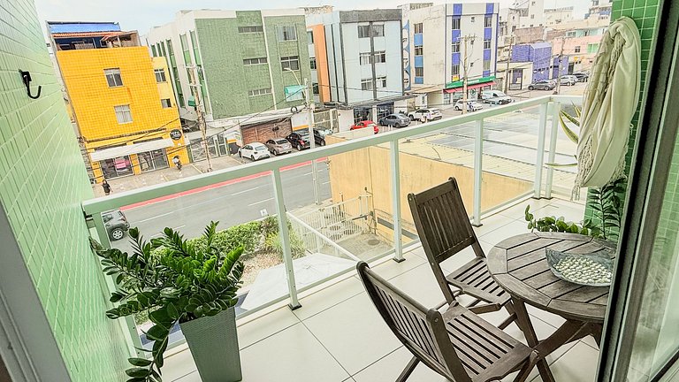 Apartamento 1 Quarto com Varanda no Atlântico Porto Residenc