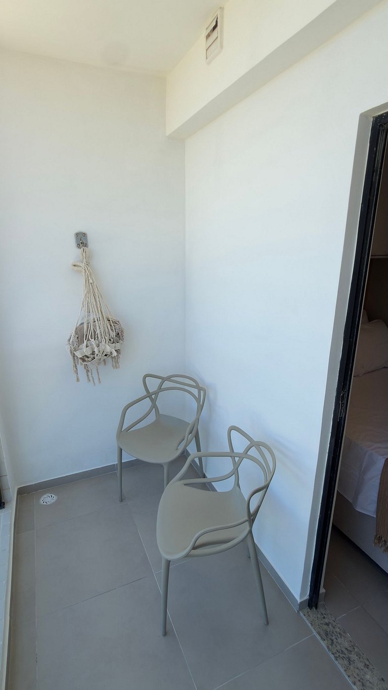 Studio lindo e moderno com vista mar - CL615