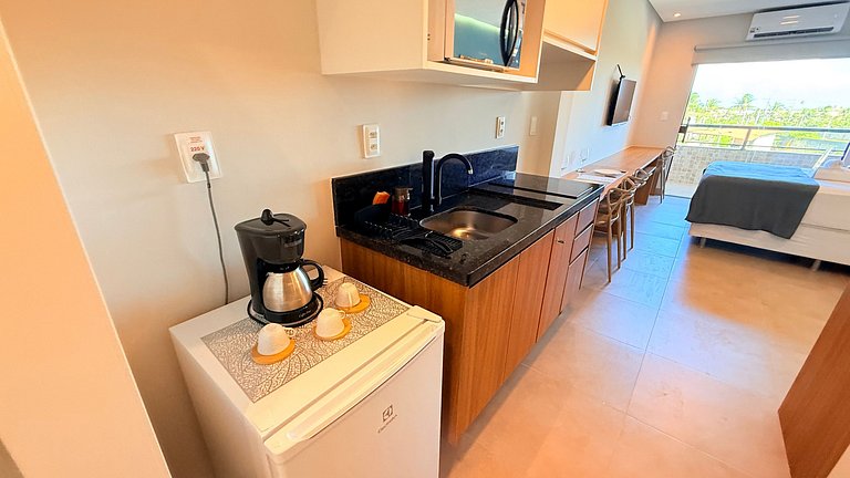 Estilo e leveza a 300m da praia - Stella Studio