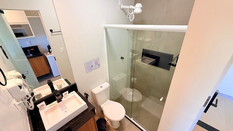 Estilo e leveza a 300m da praia - Stella Studio