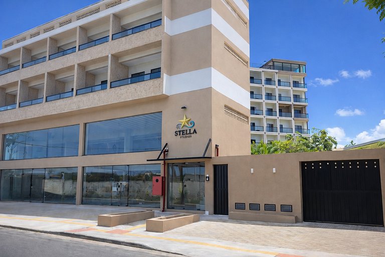 Estilo e leveza a 300m da praia - Stella Studio