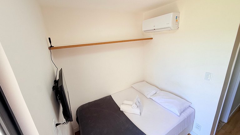 Studio moderno e confortável com vista mar - CL409